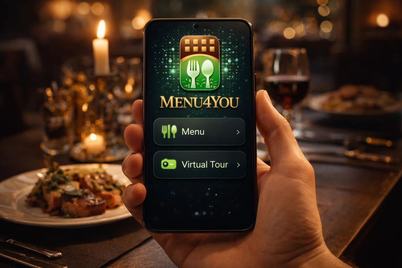 Anteprima Menu4You su smartphone