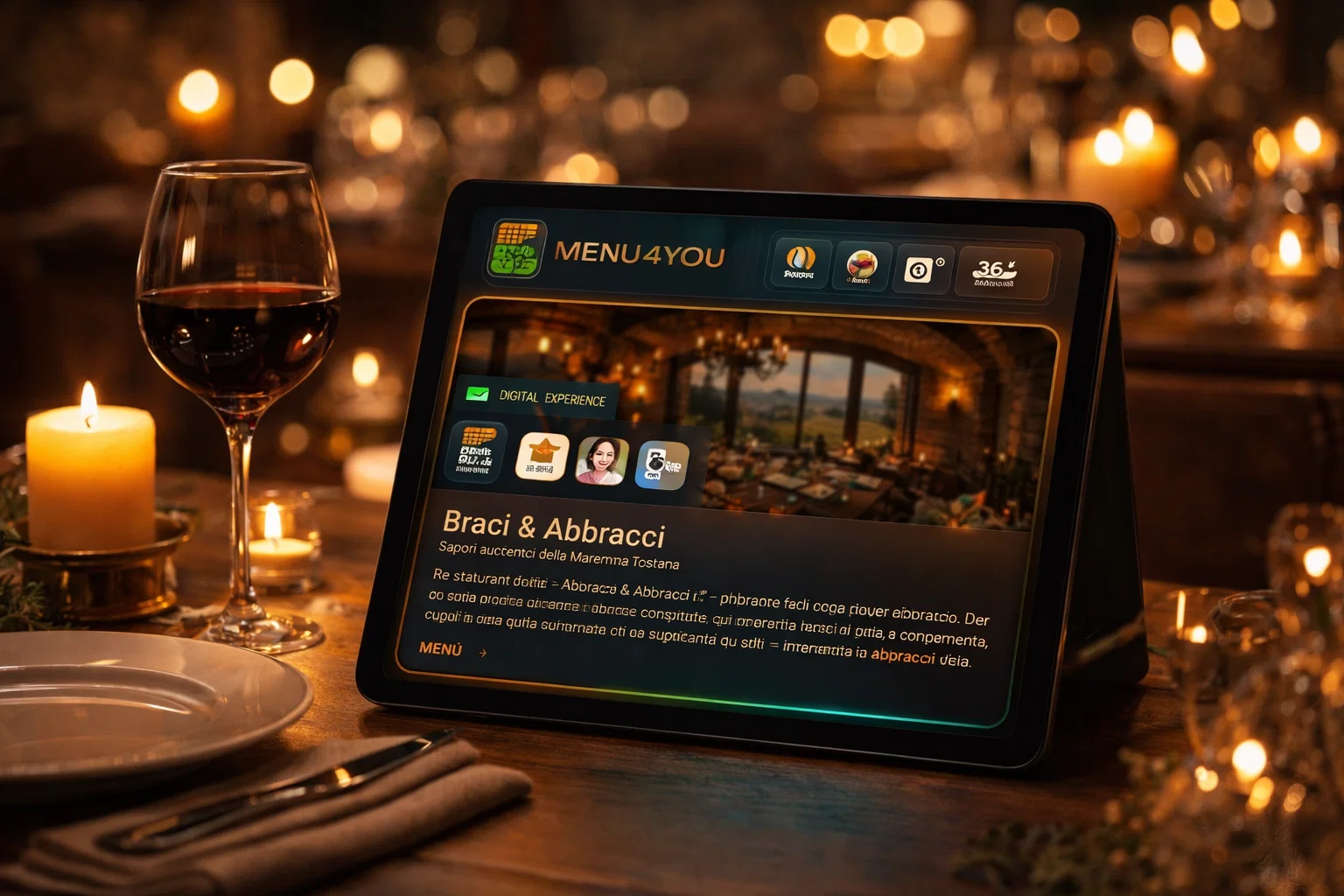 Locale valorizzato da Menu4You